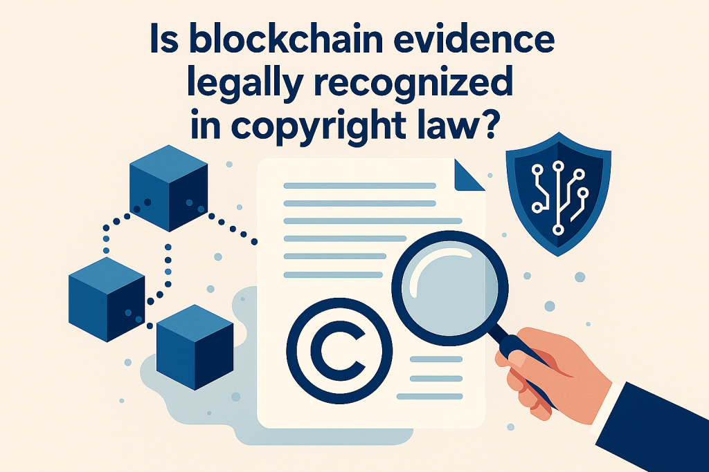 blockchain evidence copyright