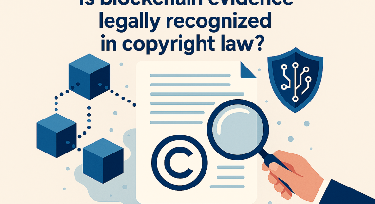 blockchain evidence copyright