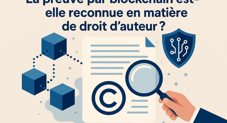 blockchain preuve auteur