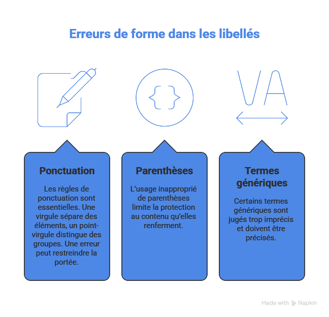 erreur forme libelle erreur forme libelle