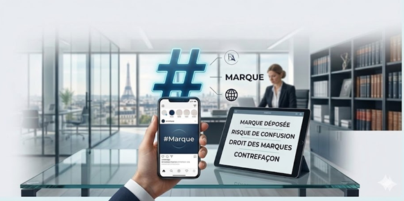 hashtag contrefaçon marque