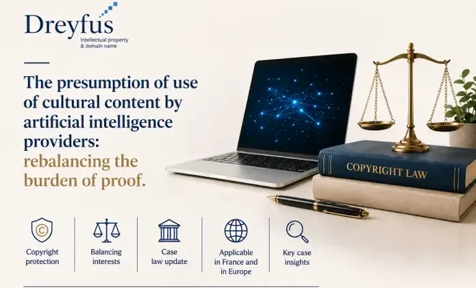 How could the presumption of use of cultural content by AI providers rebalance the burden of proof?