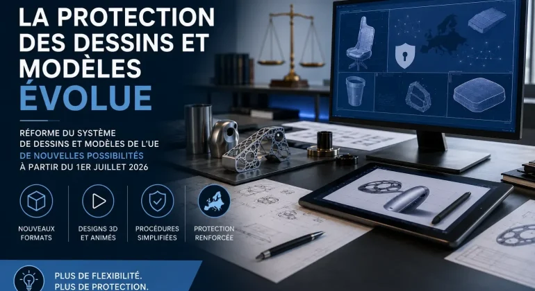Quelles sont les nouveautés en matière de dessins et modèles ?