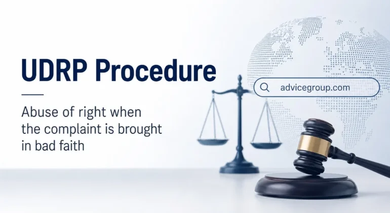 UDRP Proceedings: what are the risks if a complaint is insufficiently founded?