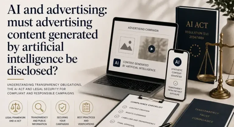 AI and advertising: must advertising content generated by artificial intelligence be disclosed?