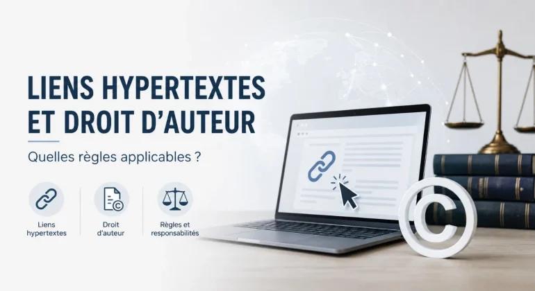 Liens hypertextes et droit d’auteur : quelles règles applicables ?