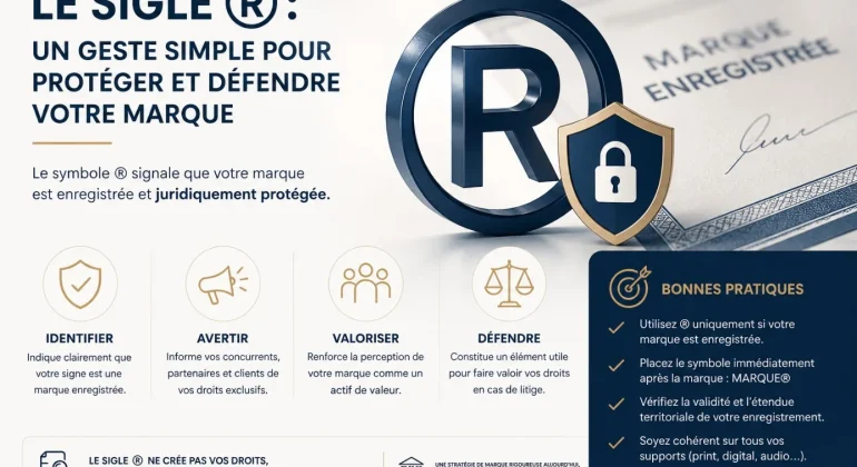 Pourquoi utiliser le symbole ® pour protéger et défendre une marque enregistrée ?