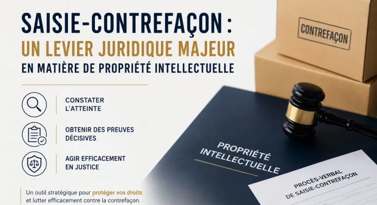 La saisie-contrefaçon : pourquoi est-elle un levier juridique majeur en matière de propriété intellectuelle ?