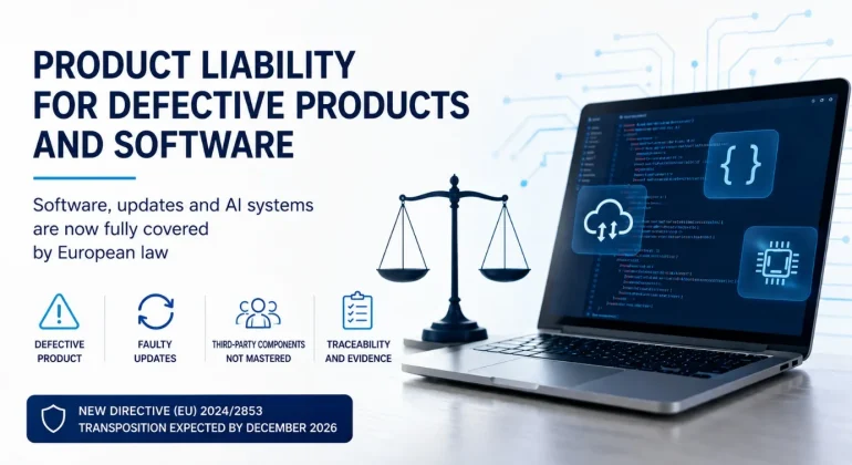 Defective software: how does Directive (EU) 2024/2853 reshape manufacturers’ product liability?