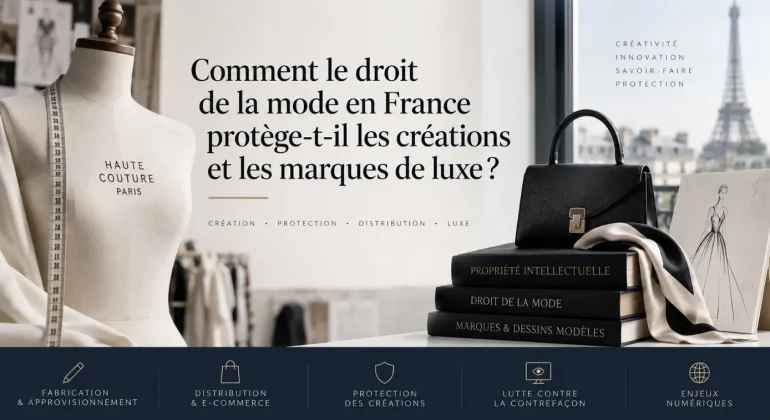 Comment le droit de la mode en France protège-t-il les créations et les marques de luxe ?