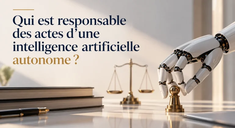 Qui est responsable des actes d’une intelligence artificielle autonome ?