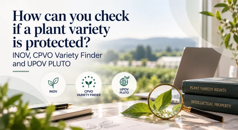 How can you check whether a plant variety is protected? INOV, CPVO Variety Finder and UPOV PLUTO